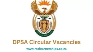 DPSA Circular Vacancies