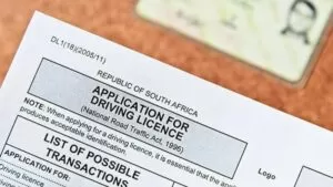 driving licence application