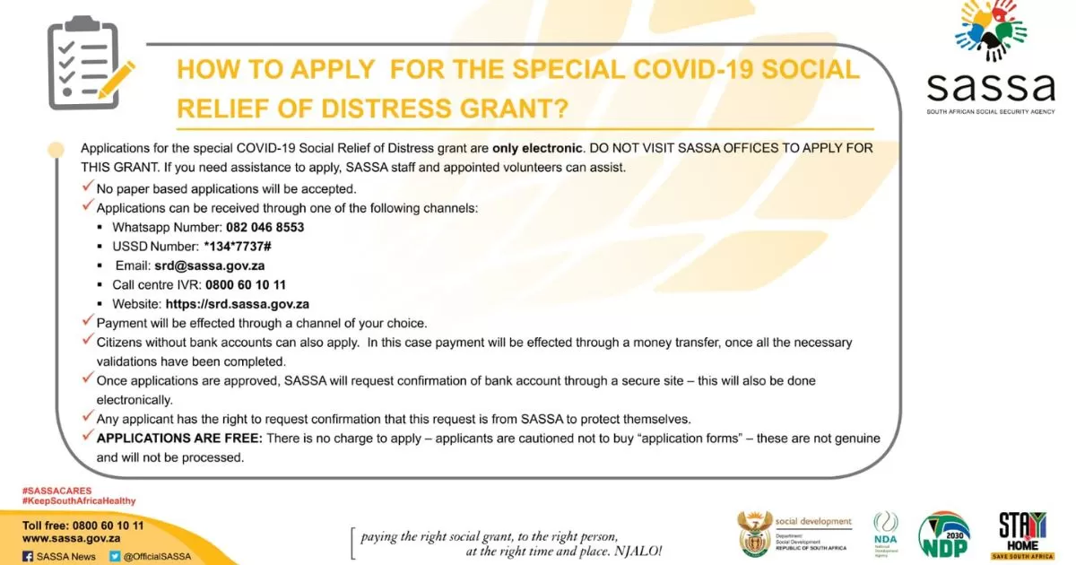 How The Social Relief of Distress Grant Work