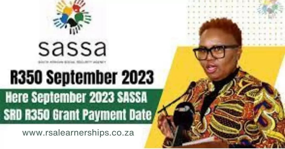 The dates for the September 2023 payments of the Sassa Grant include the Covid-19 social relief grant.