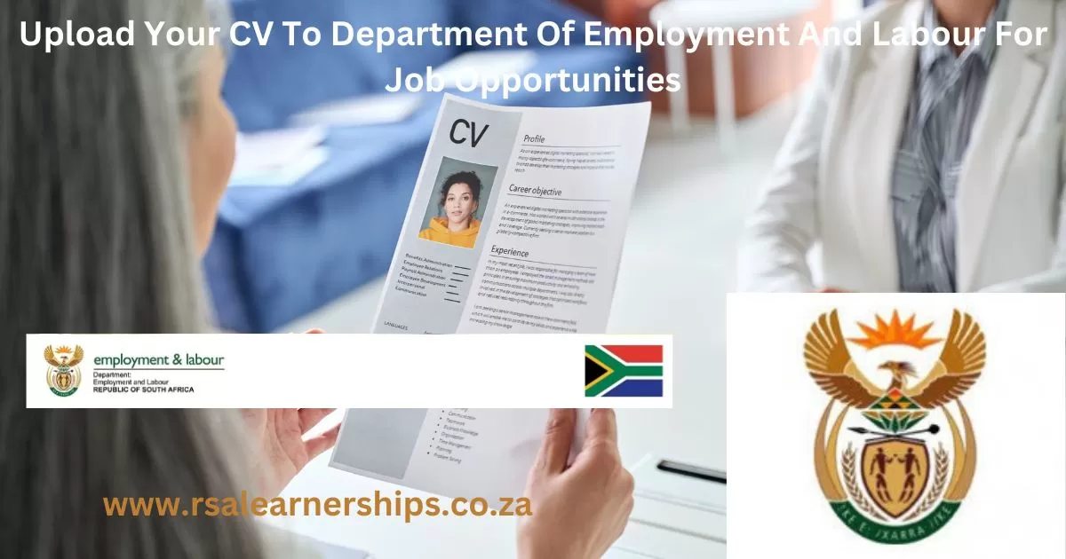 Upload Your CV To Department Of Employment And Labour For Job Opportunities
