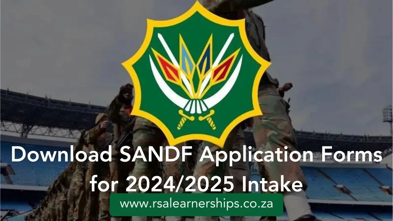 Download SANDF Application Forms for 2024/2025 Intake